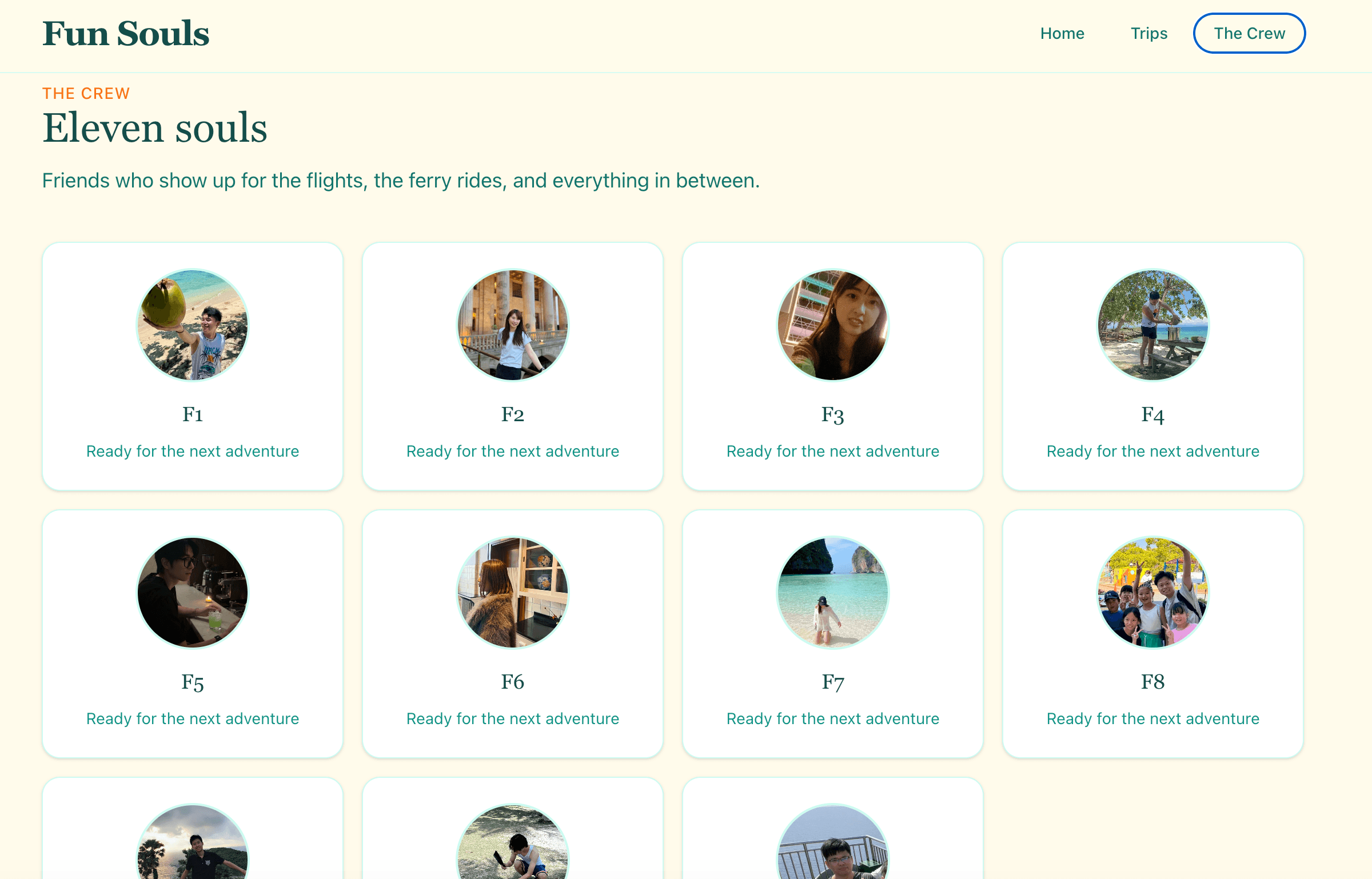Fun Souls The Crew page